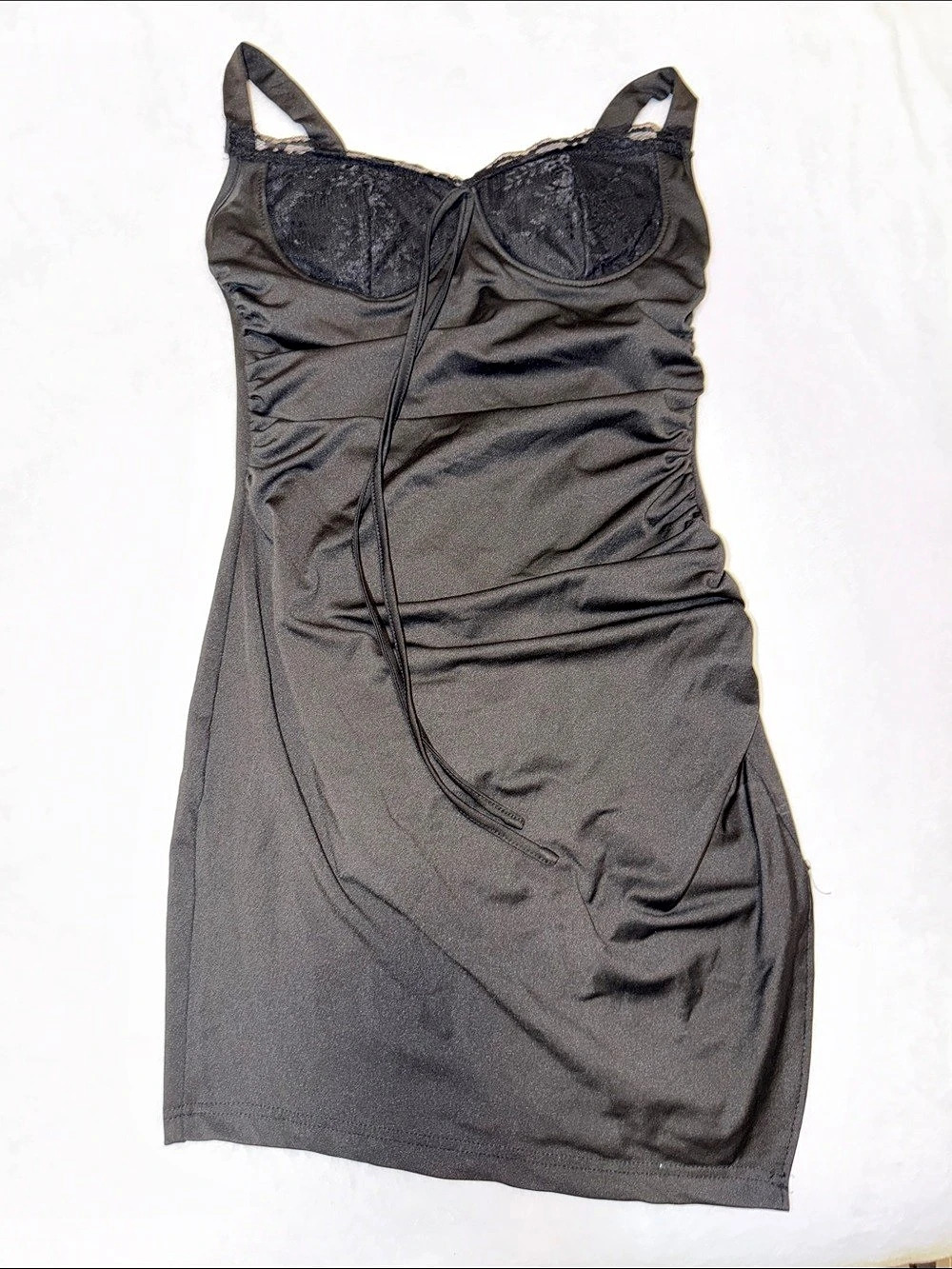 Ruched Mini Dress